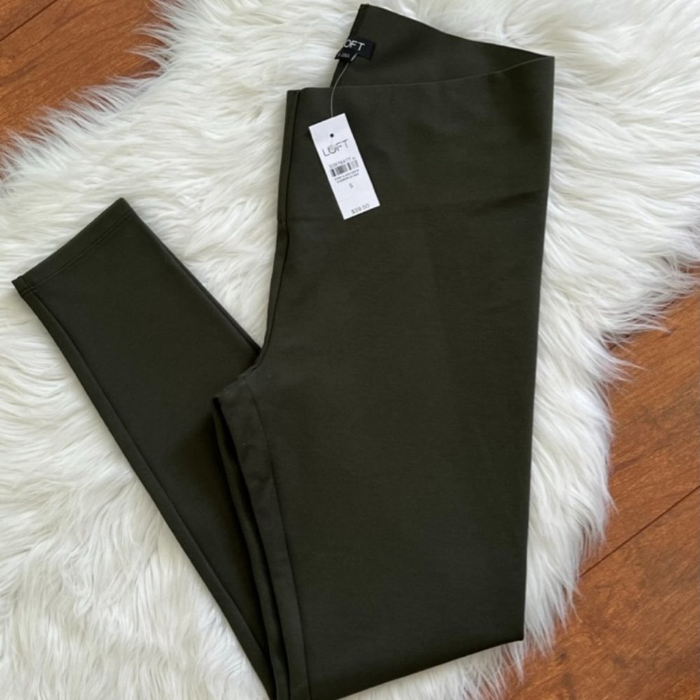 NWT Loft Sculpt Leggings, Dark Caper-Size S